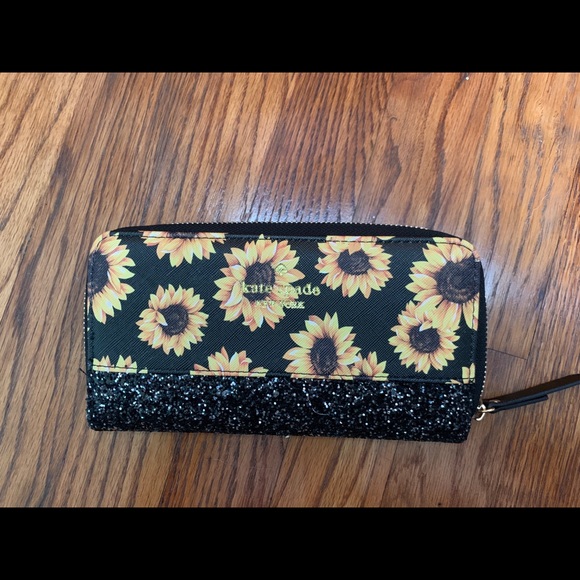 Kate Spade Sunflower Glitter Purse Seth
